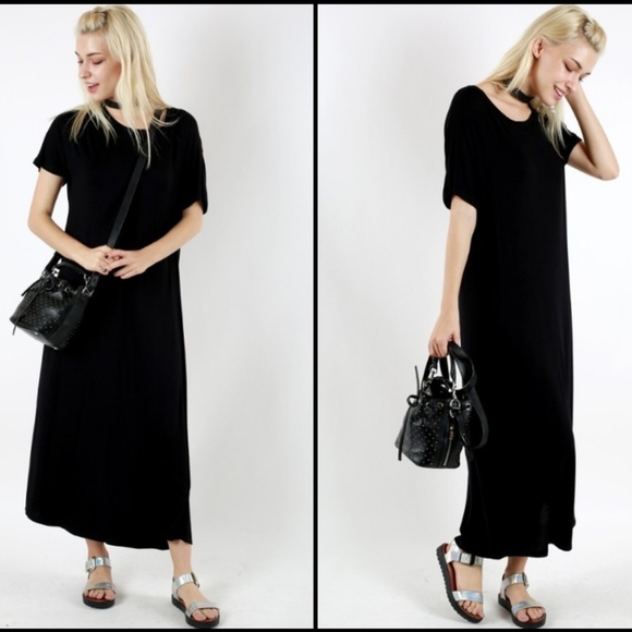 Zenana Outfitters Dresses & Skirts - 3/$20 NEW Zenana Dolman Short Sleeve Maxi Dress